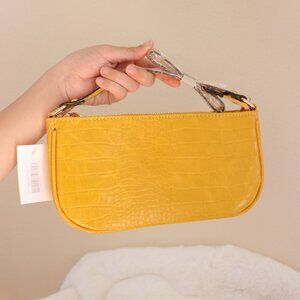 Yellow Spring Summer 2YK Style Women Shoulder Bag - Trendy shoulder purse